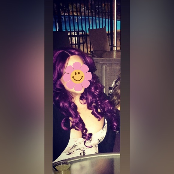 26” Purple Lace front Wig - Picture 5 of 5